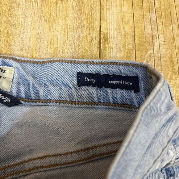 Citizens Of Humanity Premium Vintage Jeans Women Demy Cropped Flare Light Wash - Picture 7 of 16